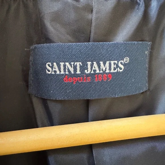 Saint James Galion pea coat, size medium fits large - Picture 6 of 13